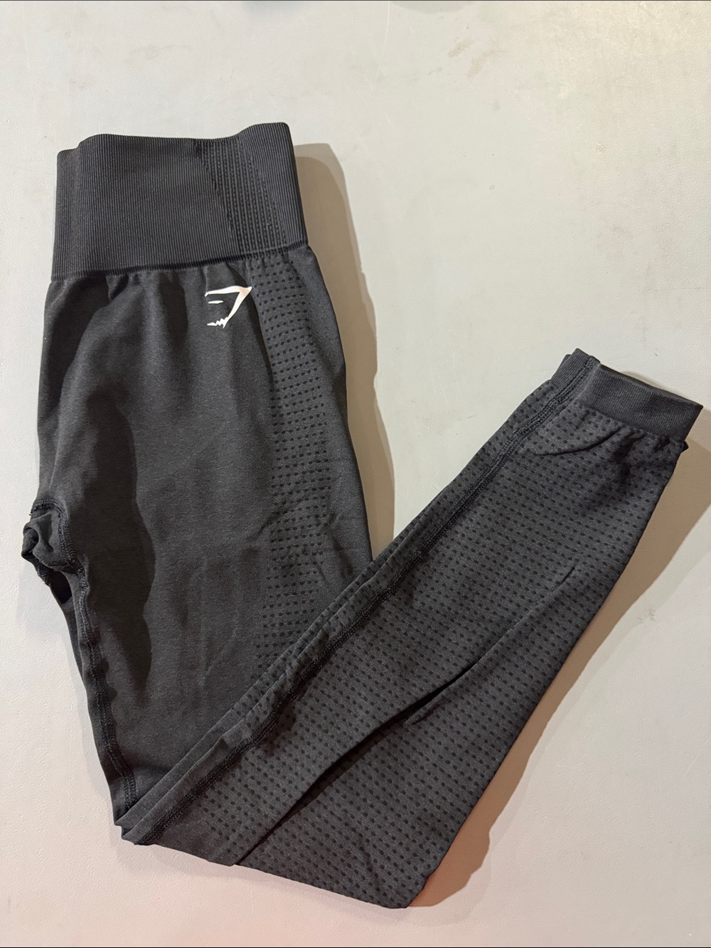 Gymshark Black Seamless Textured Leggings